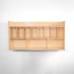 Whitney Brothers Wall Mounted Eight Cubby Cabinet 46.75"W x 10"D x 24.75"H (WHT-WB4848)