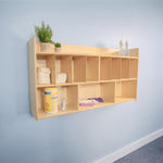Whitney Brothers Wall Mounted Eight Cubby Cabinet 46.75
