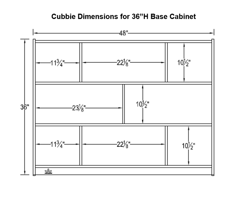 Whitney Brothers Basic Single Storage Shelf Cabinet 48"W x 12"D x 36"H (WHT - WB6353) - SchoolOutlet
