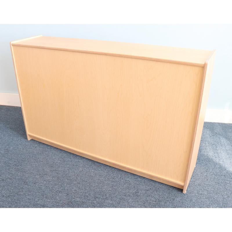 Whitney Brothers Basic Single Storage Shelf Cabinet 48"W x 12"D x 36"H (WHT - WB6353) - SchoolOutlet