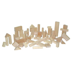 Wood Designs Basic Blocks - 15 Shapes, 56 Pcs. (WD60200)