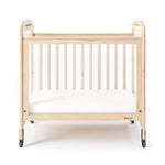 Foundations - Next Gen Serenity SafeReach Side Gate Compact Crib - Clearview (Both Ends) Natural (FOU-2538040)