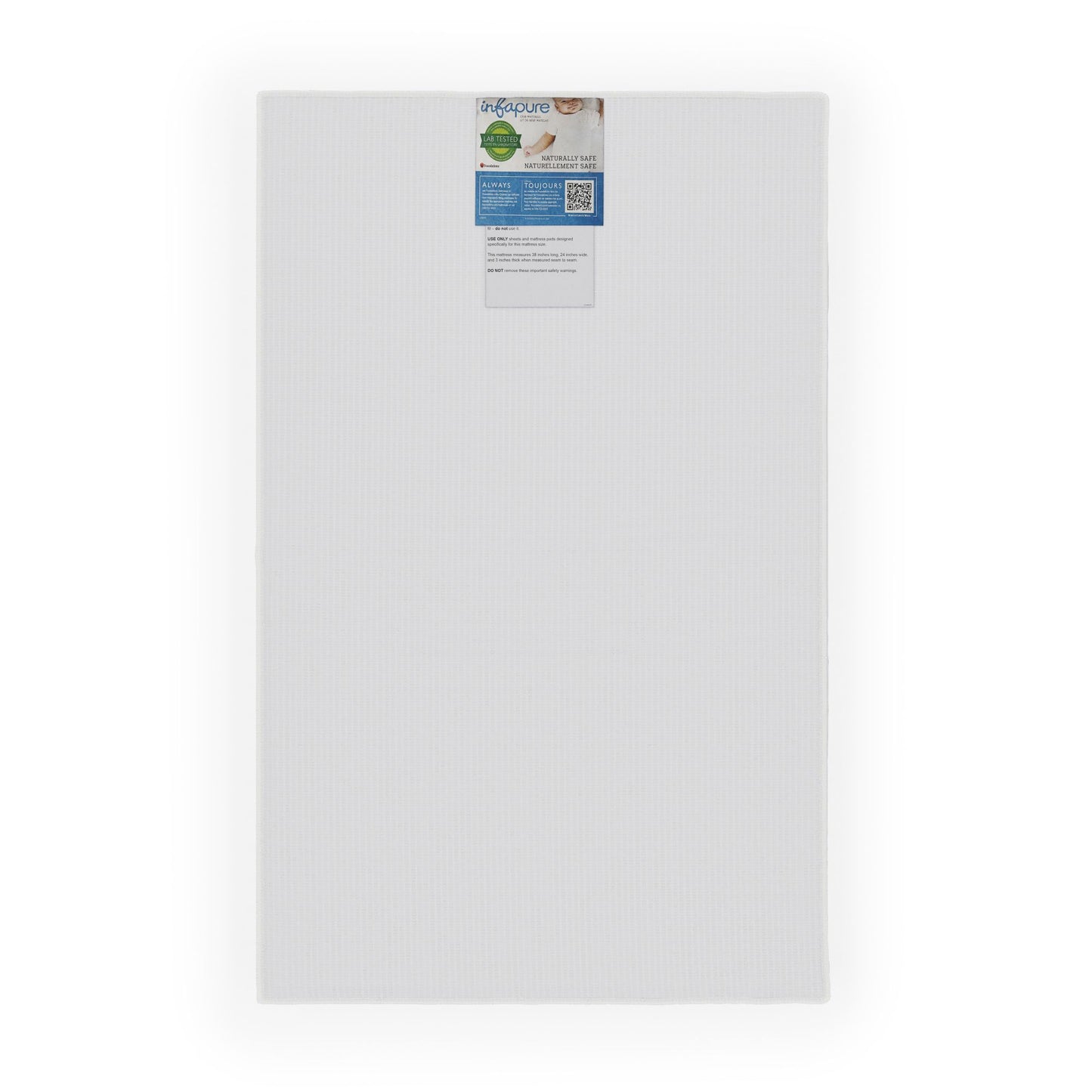 Foundations - InfaPure 3'' Foam Compact Crib Replacement Mattress (FOU-6443012)