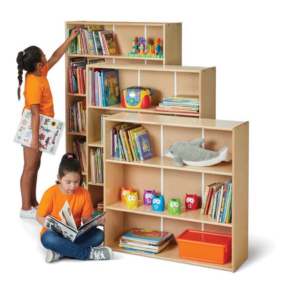 Young Time Tall Adjustable Shelf Bookcase YOU-7118YT - SchoolOutlet