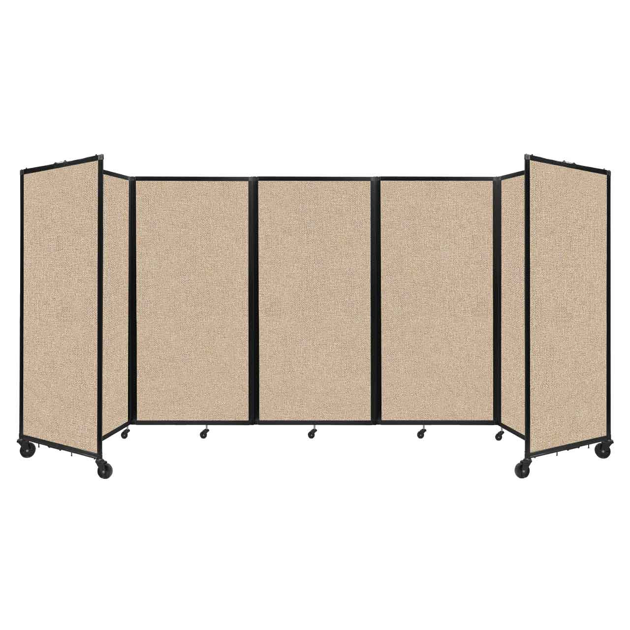 Room Divider Accordion Portable Partition Sound Absorbing Fabric