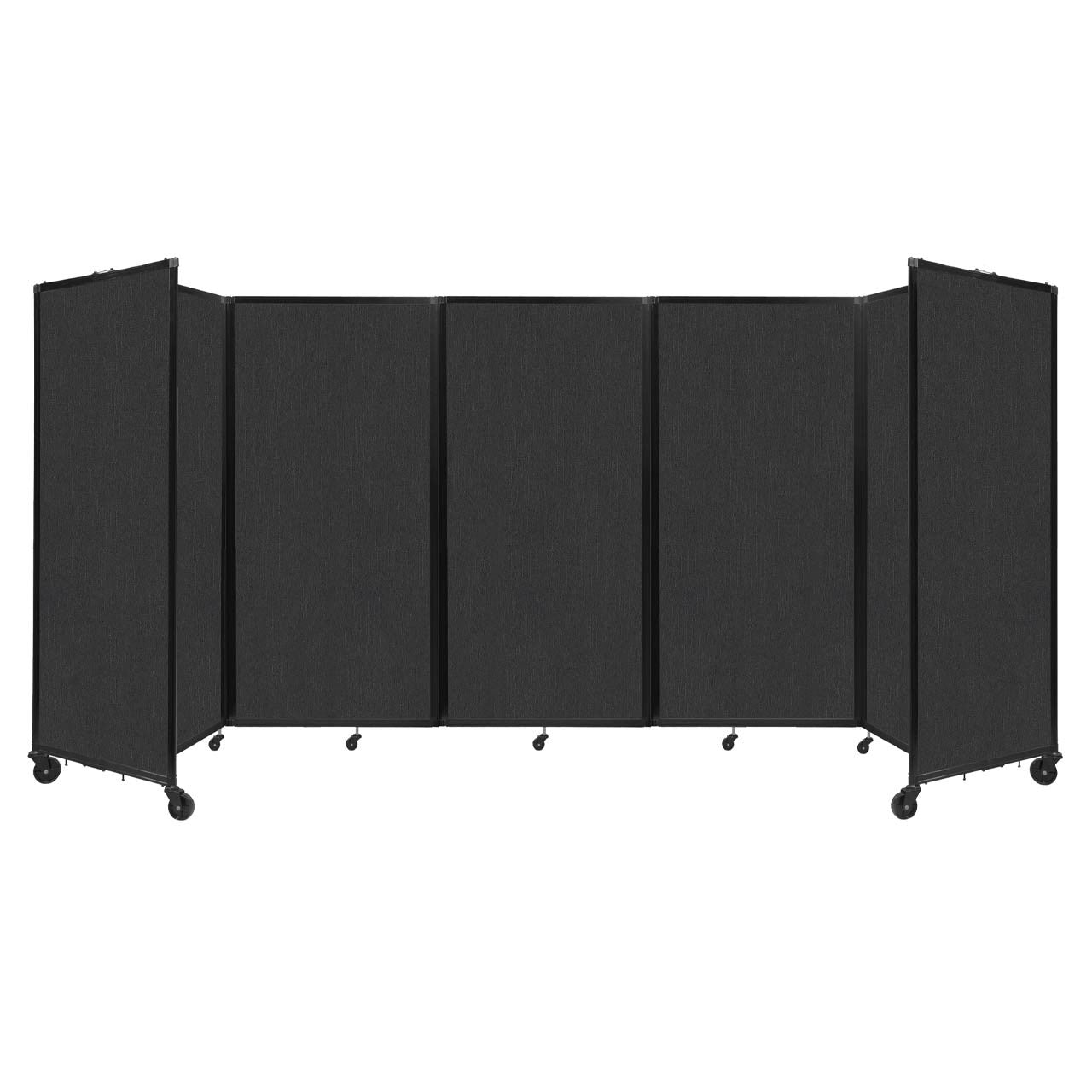 Room Divider Accordion Portable Partition Sound Absorbing Fabric