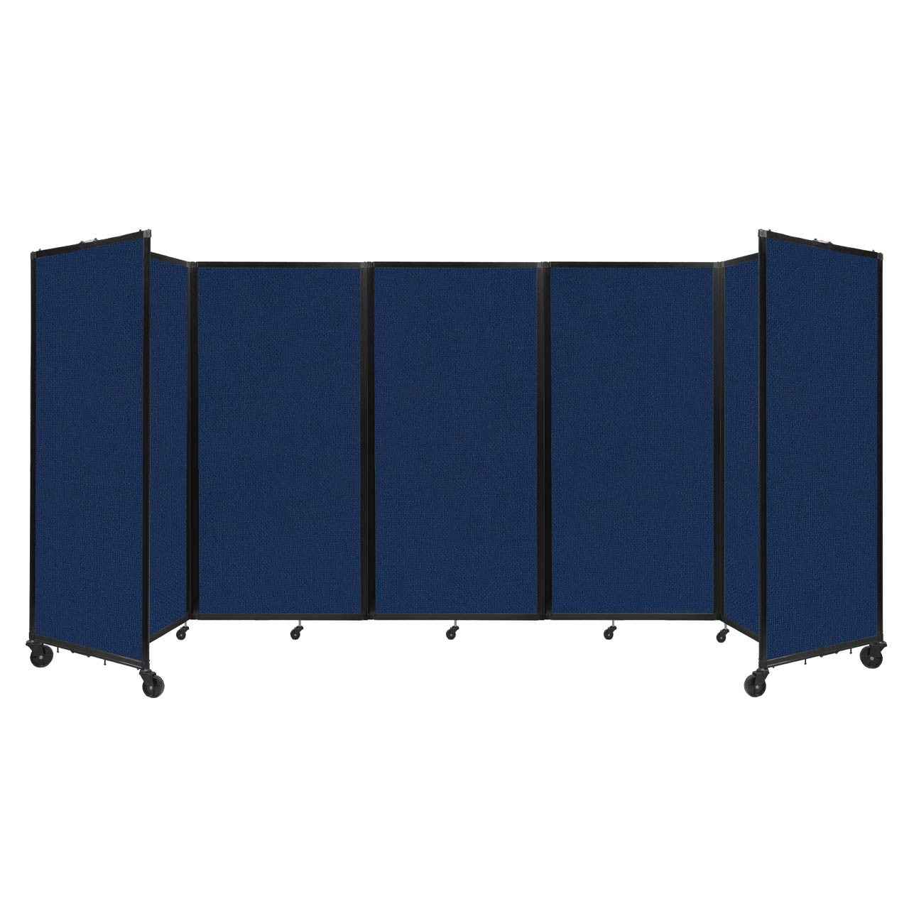 Room Divider Accordion Portable Partition Sound Absorbing Fabric