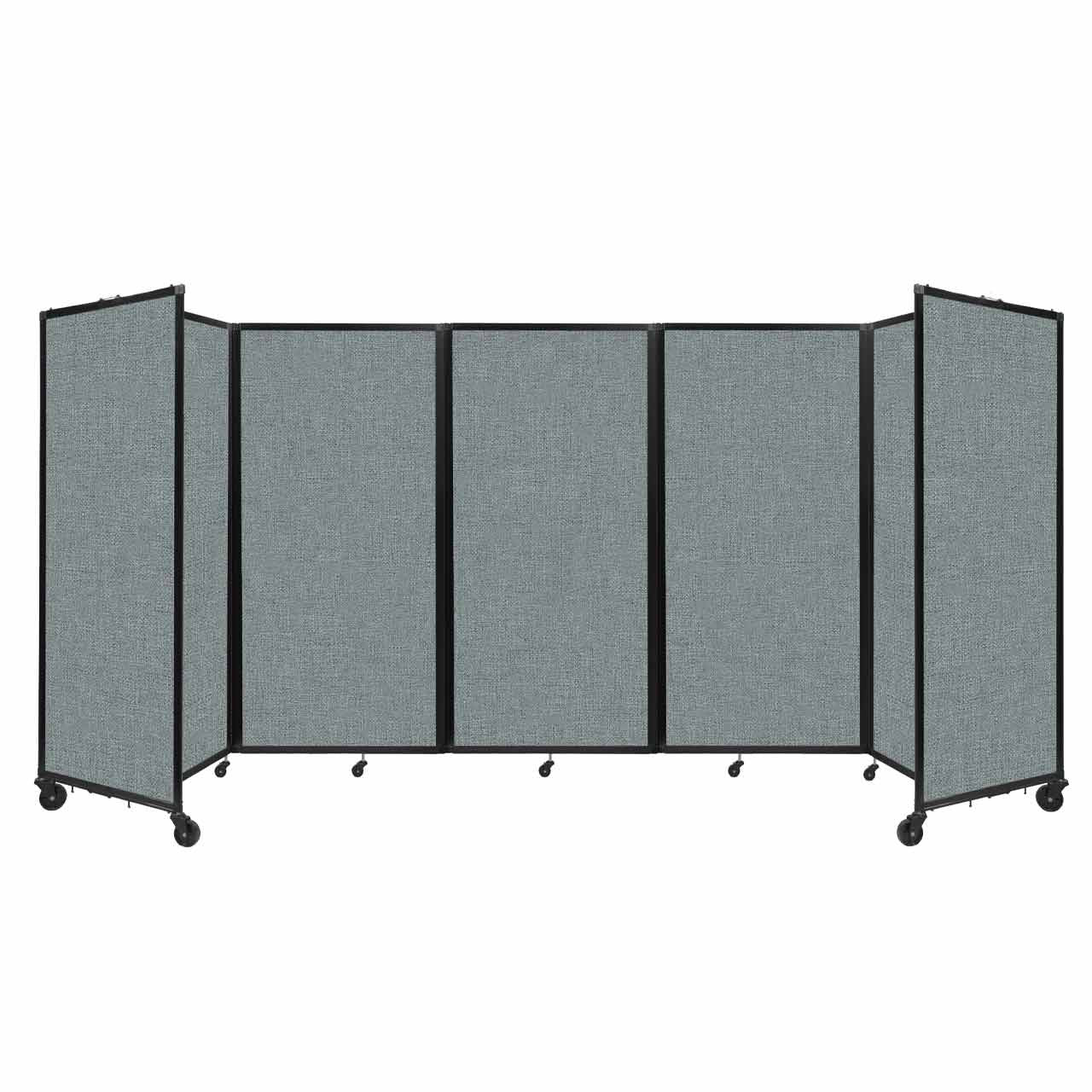 Room Divider Accordion Portable Partition Sound Absorbing Fabric