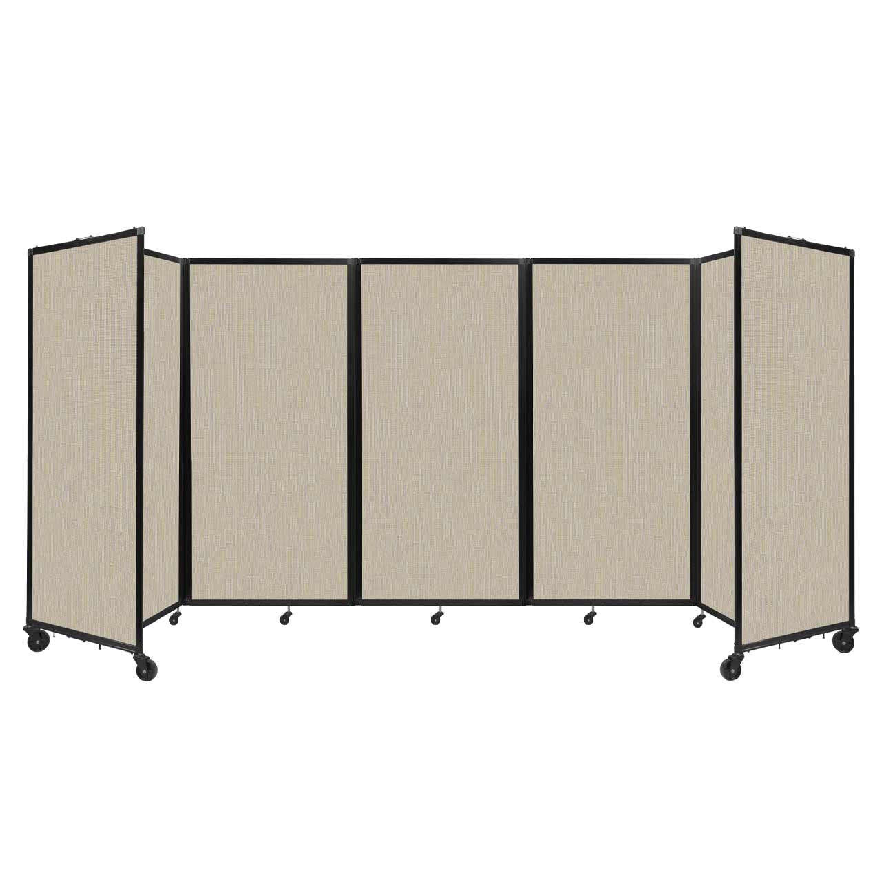 Room Divider Accordion Portable Partition Sound Absorbing Fabric