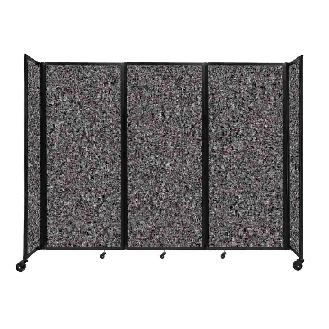 Room Divider Accordion Portable Partition Sound Absorbing Fabric