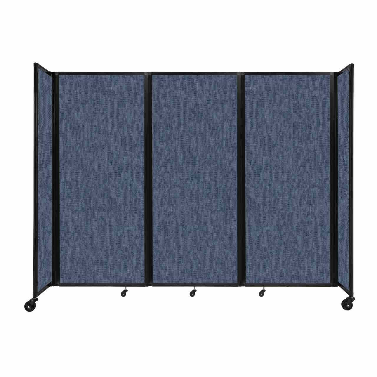 Room Divider Accordion Portable Partition Sound Absorbing Fabric