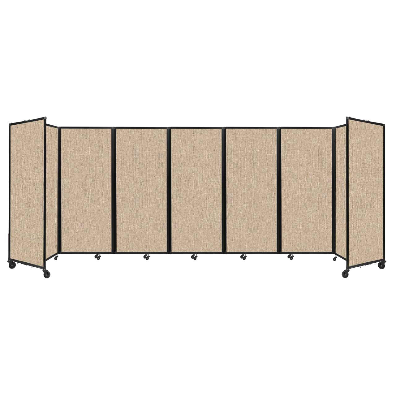Room Divider Accordion Portable Partition Sound Absorbing Fabric