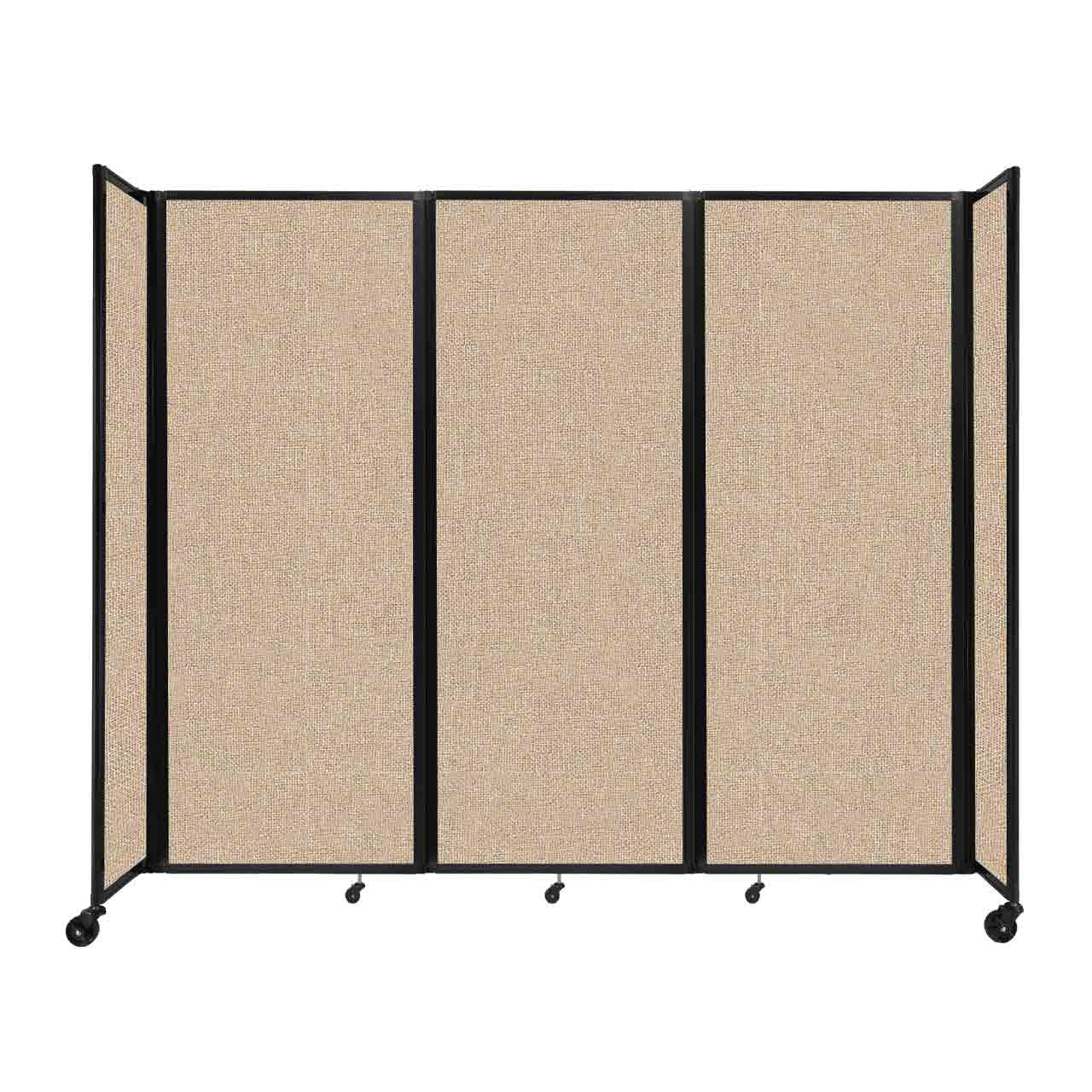 Room Divider Accordion Portable Partition Sound Absorbing Fabric