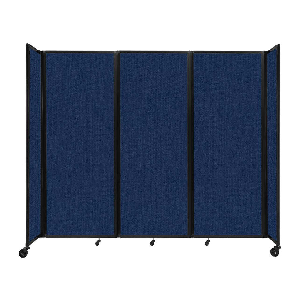 Room Divider Accordion Portable Partition Sound Absorbing Fabric