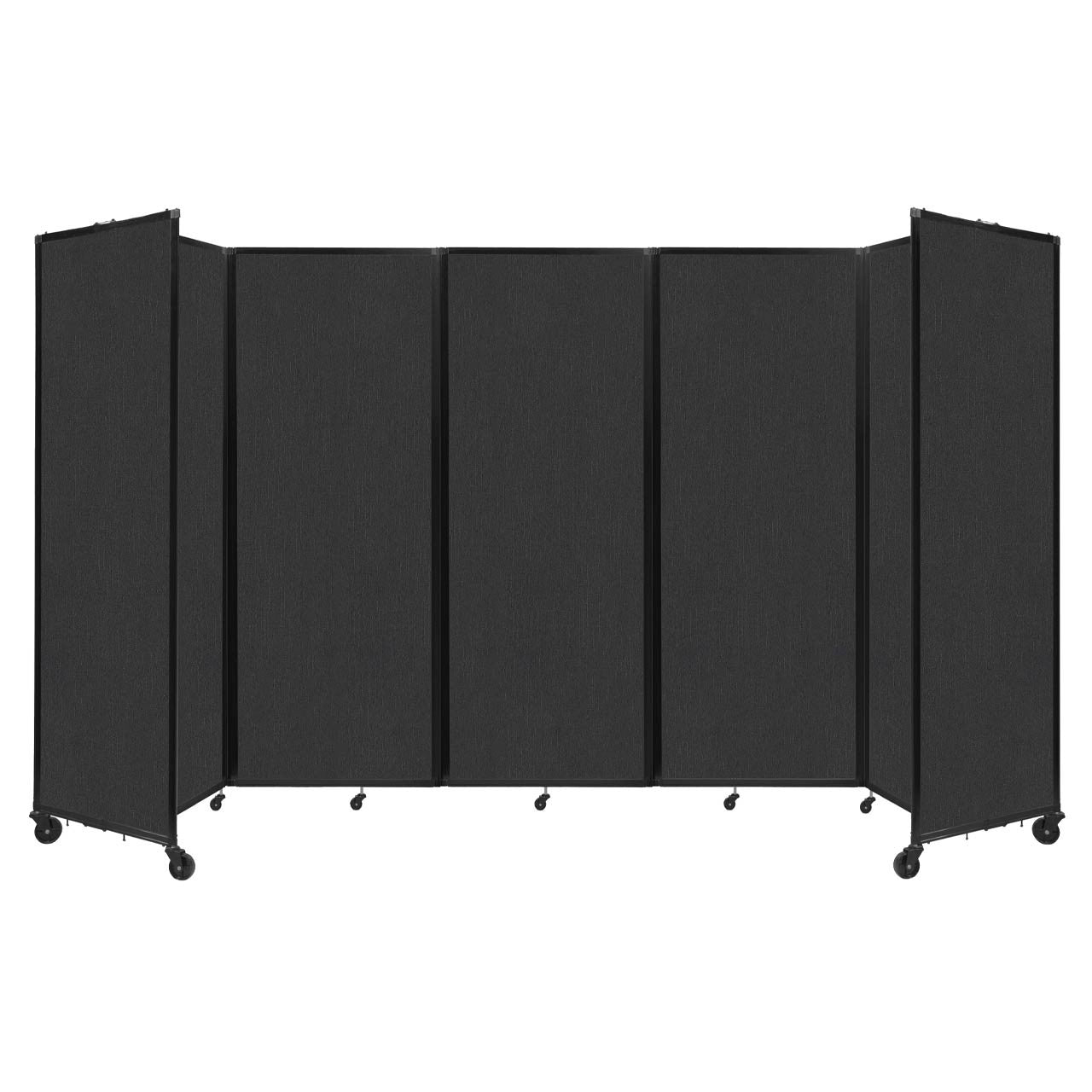 Room Divider Accordion Portable Partition Sound Absorbing Fabric