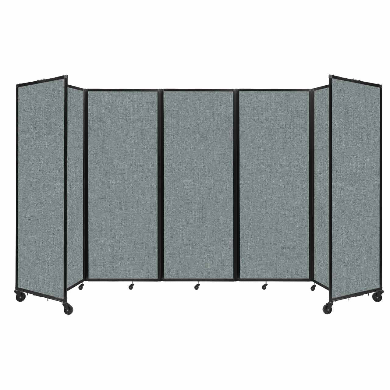 Room Divider Accordion Portable Partition Sound Absorbing Fabric