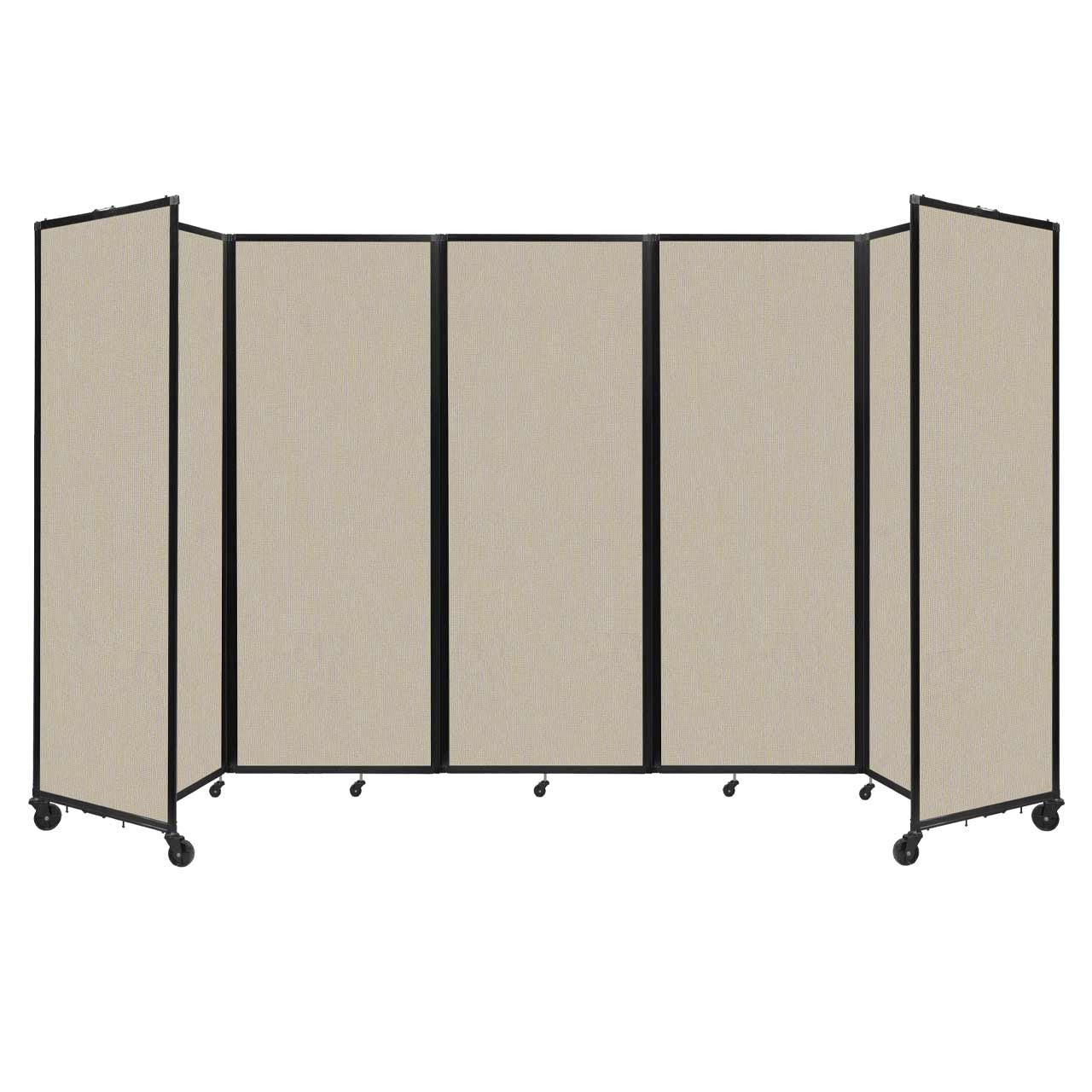 Room Divider Accordion Portable Partition Sound Absorbing Fabric