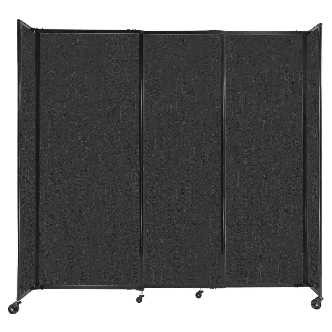 Room Divider Straight Wall Sliding Portable Partition Sound Absorbing Fabric