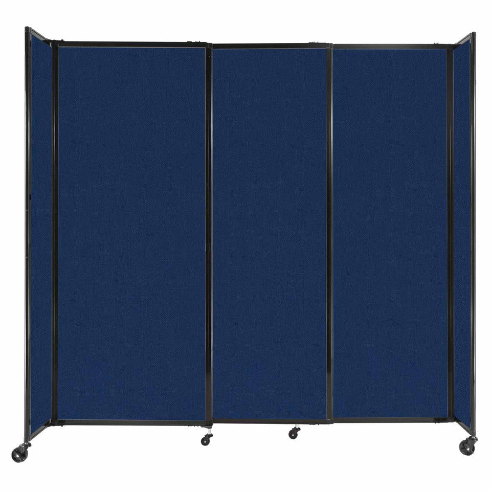 Room Divider Straight Wall Sliding Portable Partition Sound Absorbing Fabric