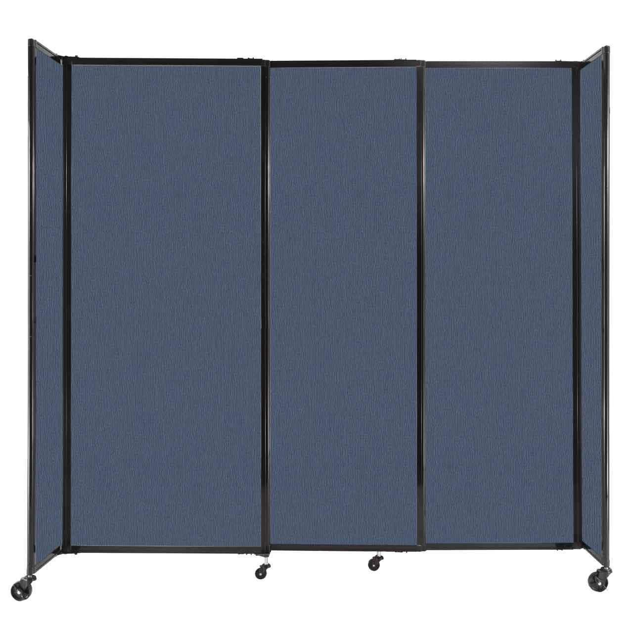 Room Divider Straight Wall Sliding Portable Partition Sound Absorbing Fabric