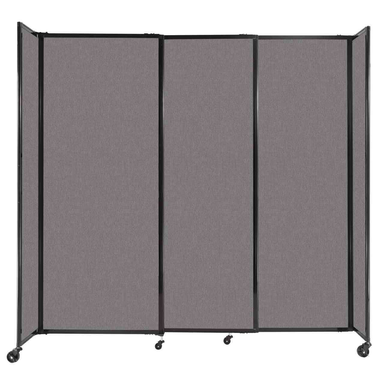 Room Divider Straight Wall Sliding Portable Partition Sound Absorbing Fabric