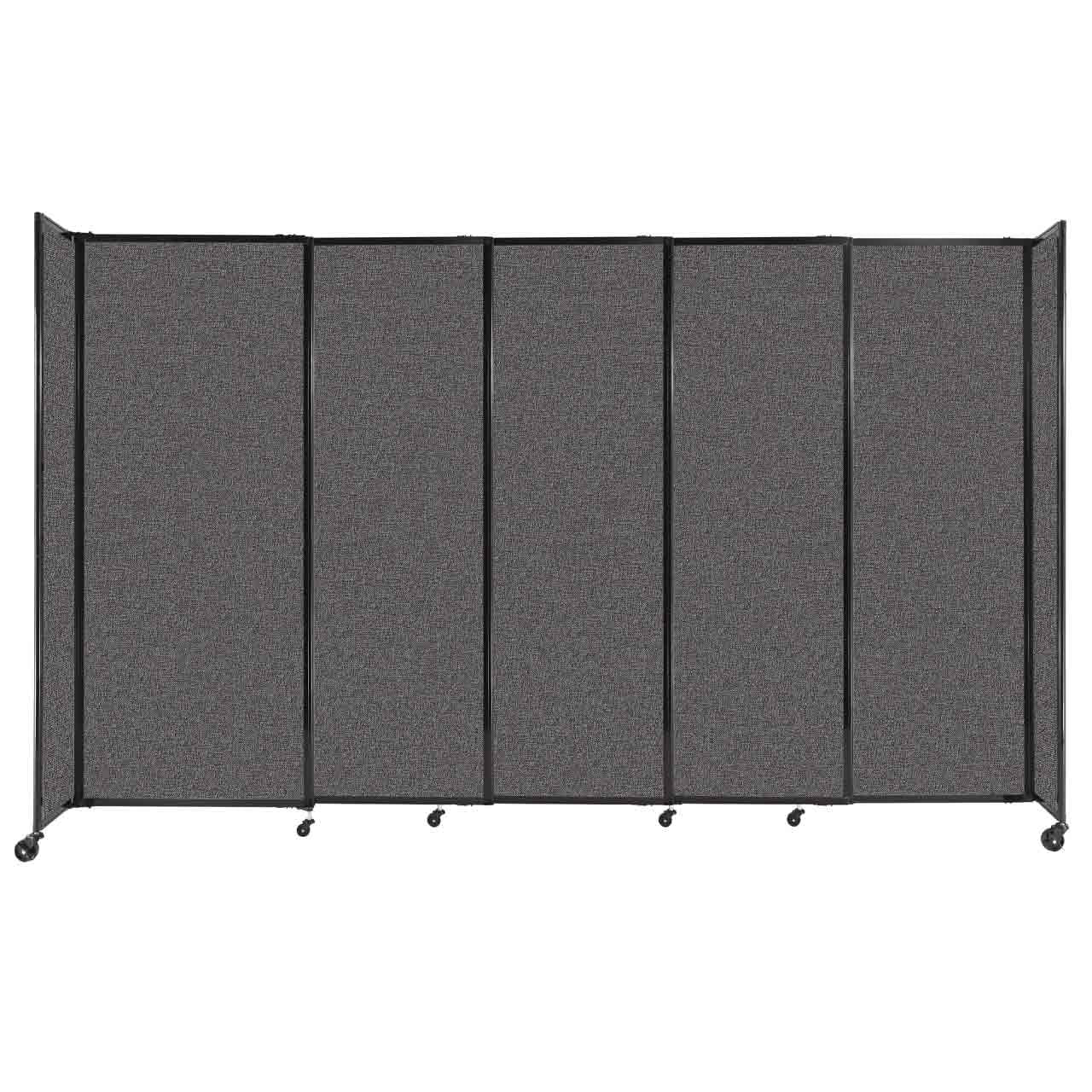 Room Divider Straight Wall Sliding Portable Partition Sound Absorbing Fabric