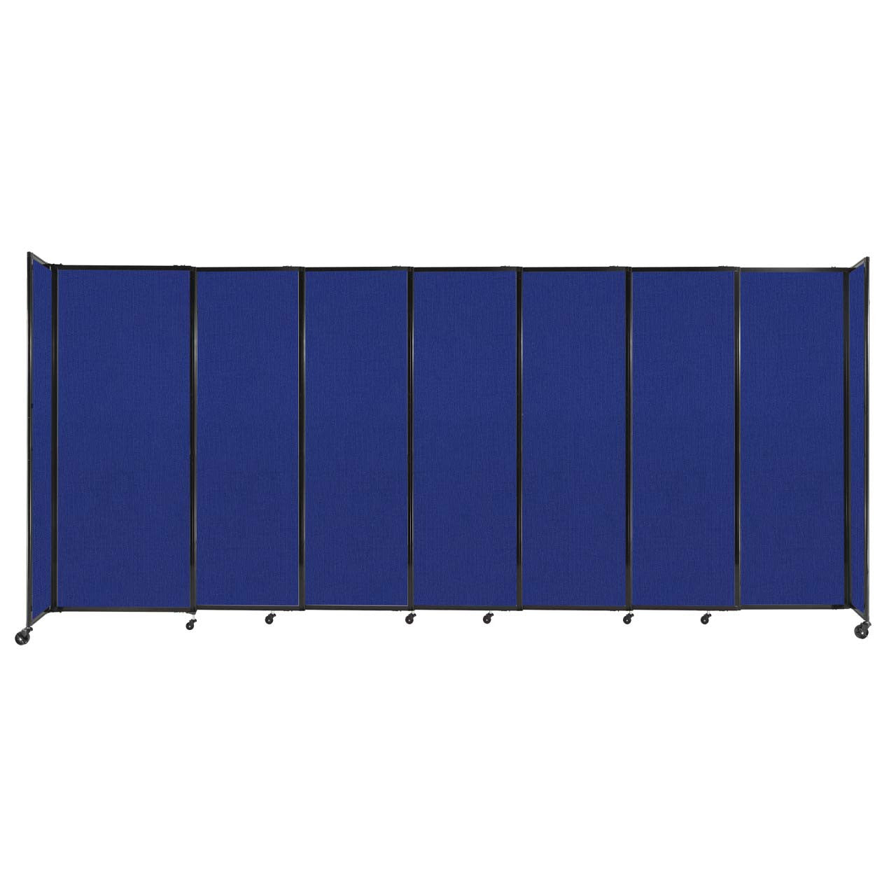Room Divider Straight Wall Sliding Portable Partition Sound Absorbing Fabric