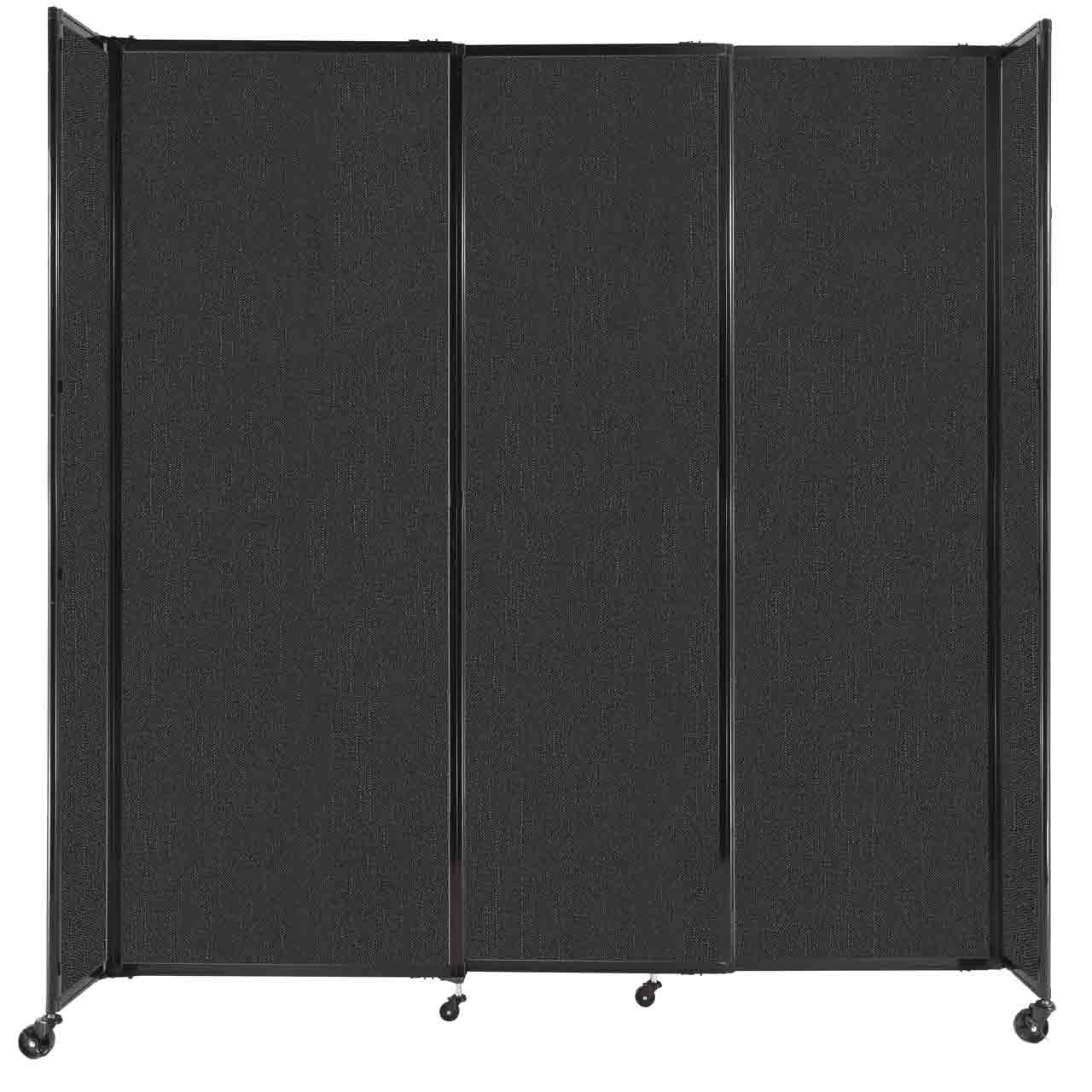 Room Divider Straight Wall Sliding Portable Partition Sound Absorbing Fabric