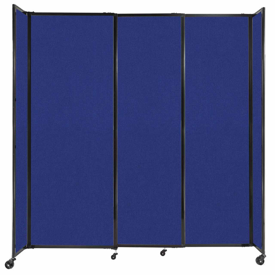 Room Divider Straight Wall Sliding Portable Partition Sound Absorbing Fabric