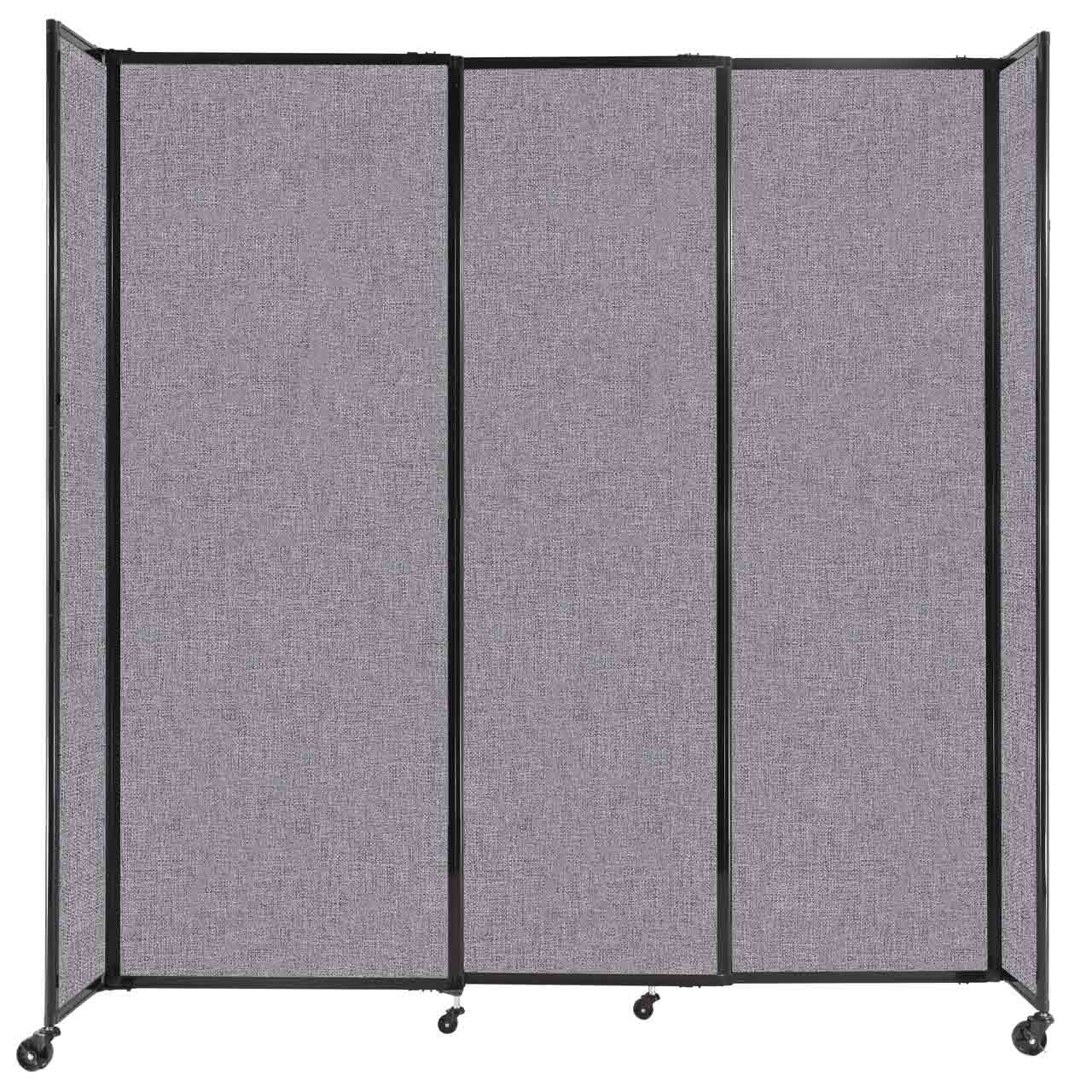 Room Divider Straight Wall Sliding Portable Partition Sound Absorbing Fabric