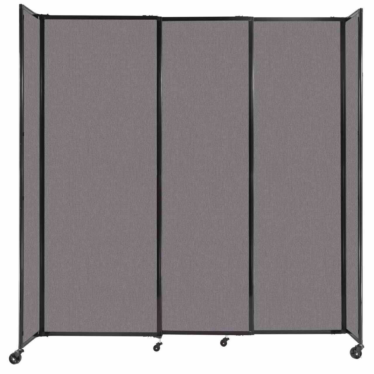 Room Divider Straight Wall Sliding Portable Partition Sound Absorbing Fabric