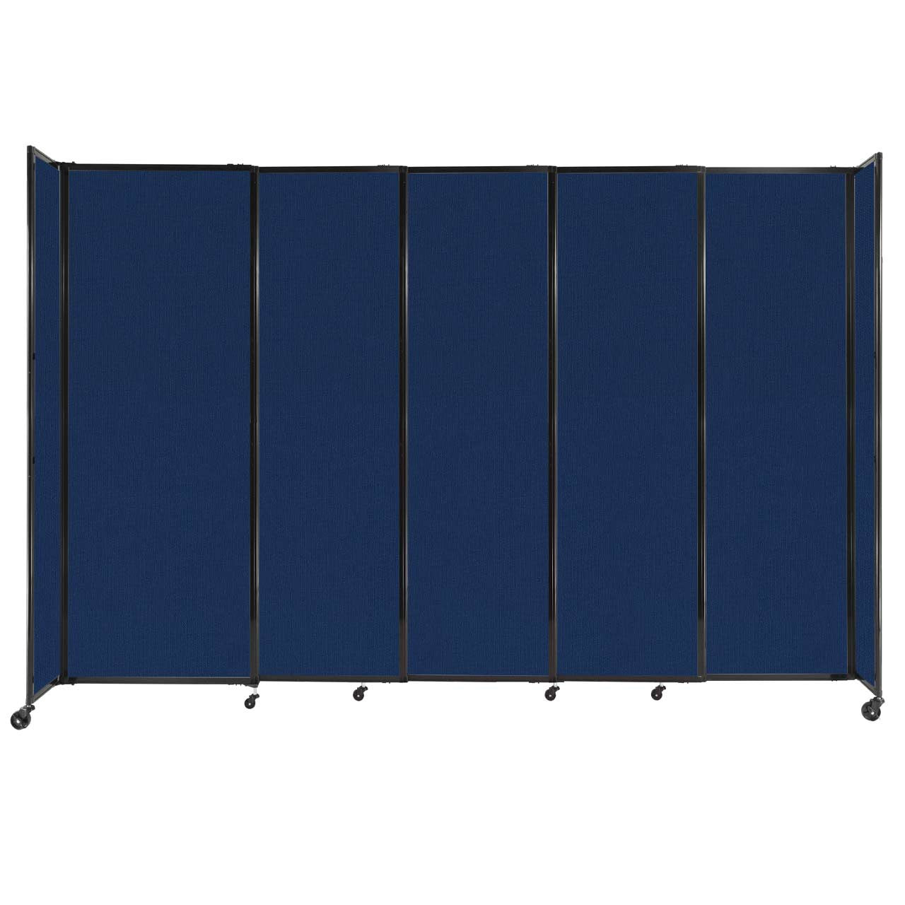 Room Divider Straight Wall Sliding Portable Partition Sound Absorbing Fabric