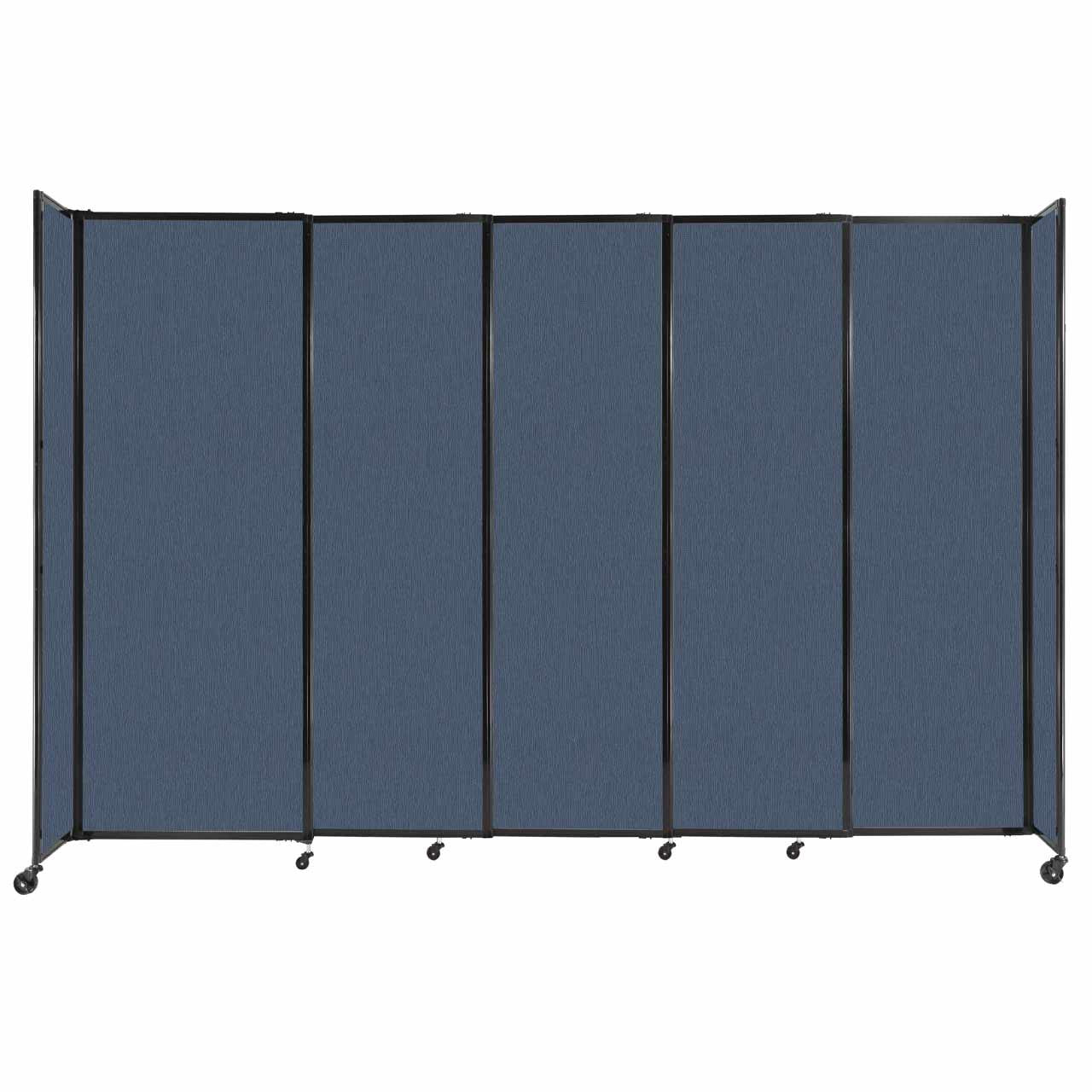 Room Divider Straight Wall Sliding Portable Partition Sound Absorbing Fabric