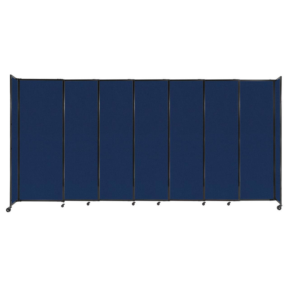 Room Divider Straight Wall Sliding Portable Partition Sound Absorbing Fabric