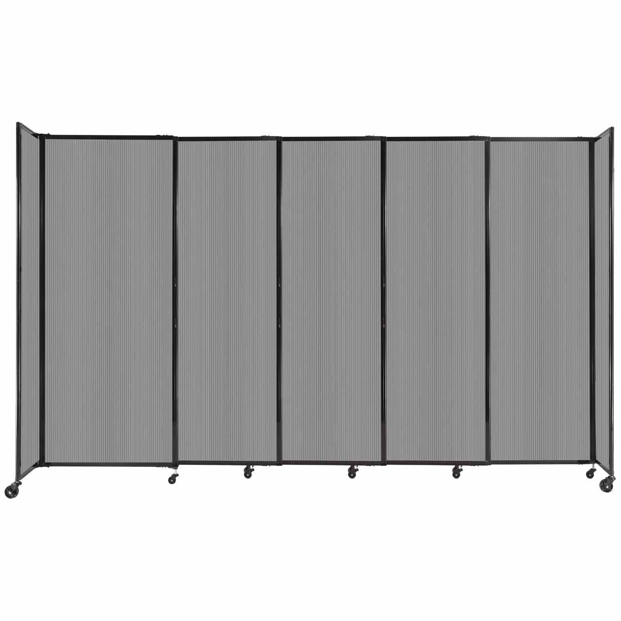 Room Divider Straight Wall Sliding Portable Partition Sound Absorbing Polycarbonate