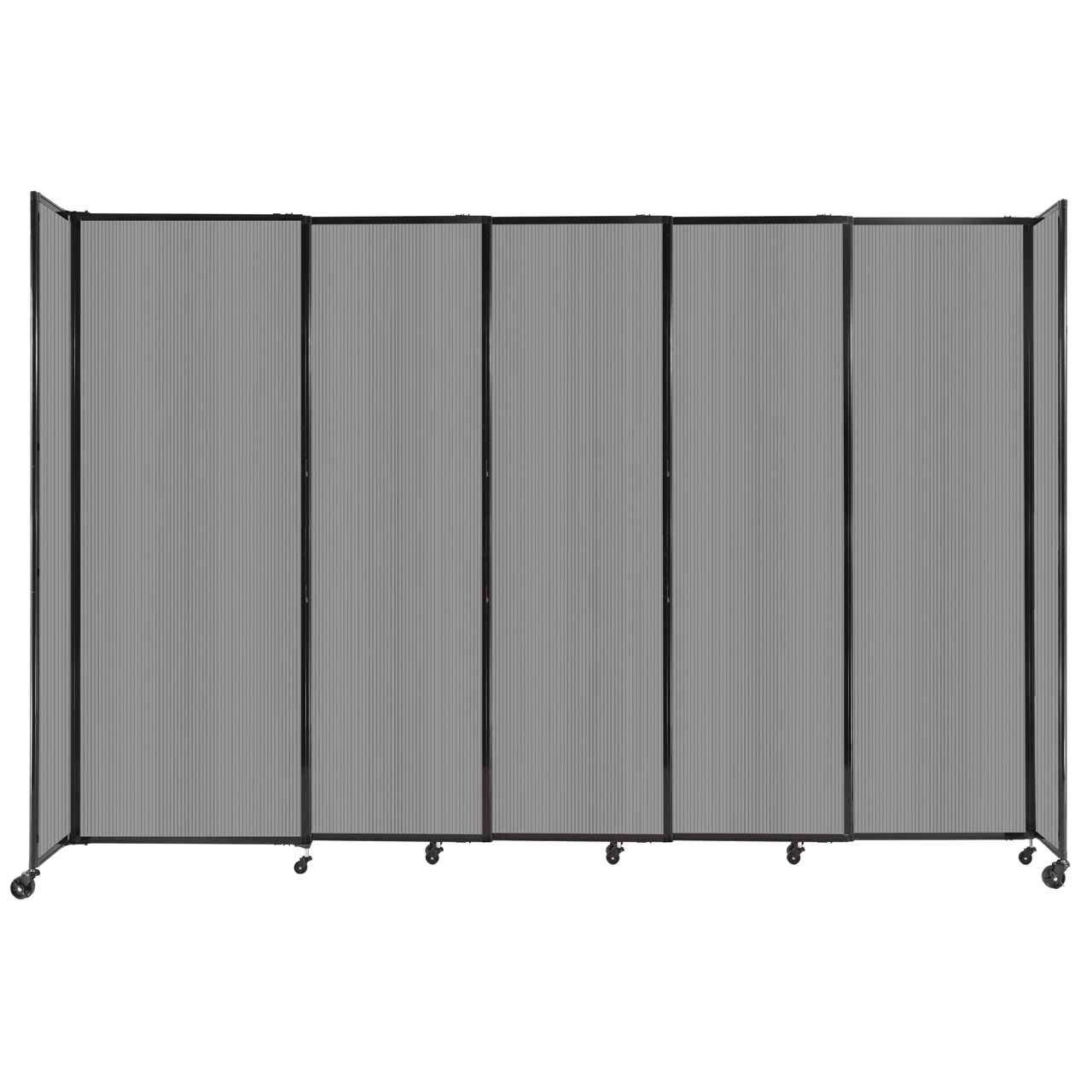 Room Divider Straight Wall Sliding Portable Partition Sound Absorbing Polycarbonate