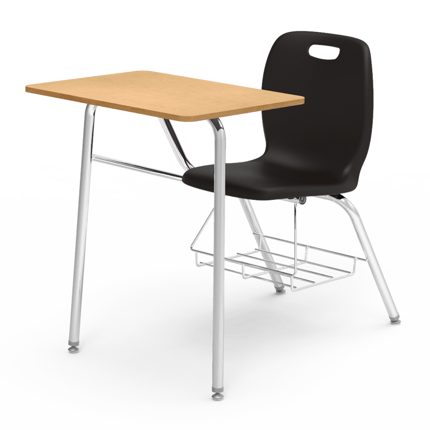 wood school desk