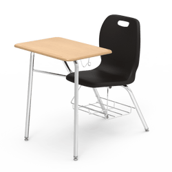Virco N2 Series Combo School Desk - Hard Plastic Top - XL Seat (Virco N240ELBRM)