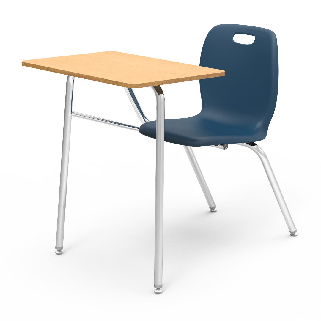 Virco N2 Series Combo School Desk - Laminate Top - No Bookrack (Virco N240NBR)