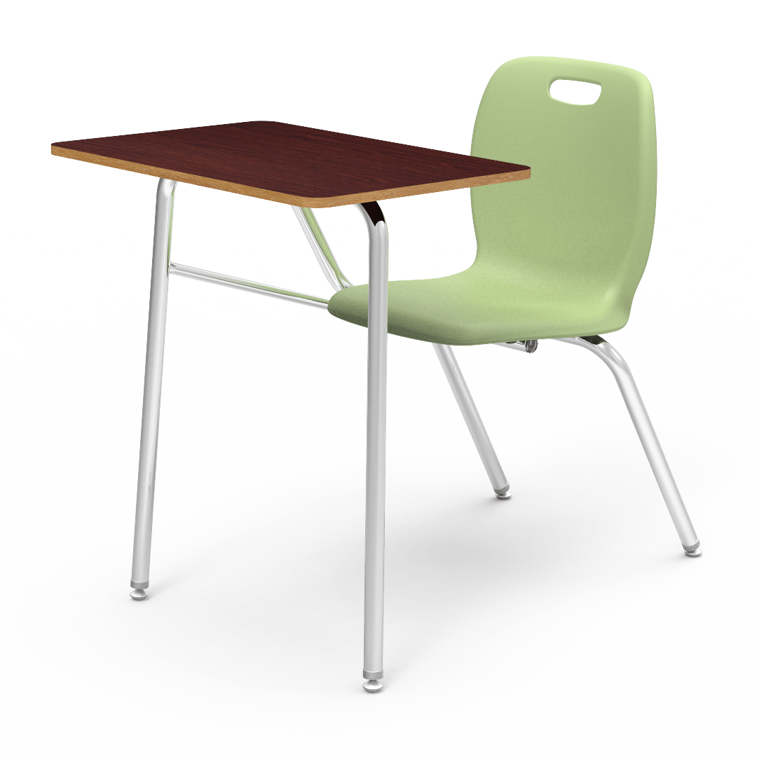 Virco N2 Series Combo School Desk - Hard Plastic Top - No Bookrack (Virco N240NBRM)