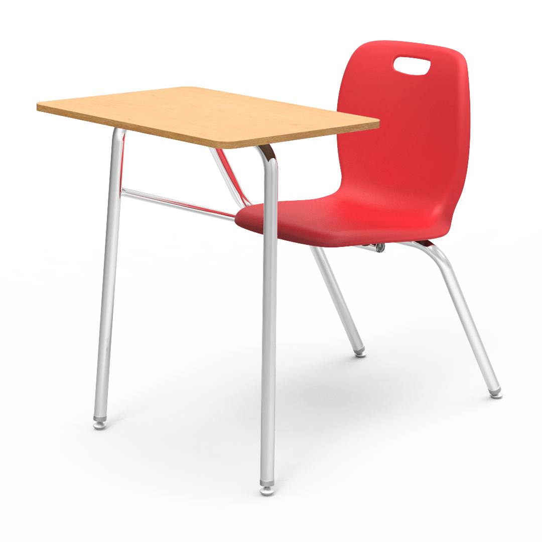 Virco N2 Series Combo School Desk - Laminate Top - No Bookrack (Virco N240NBR)