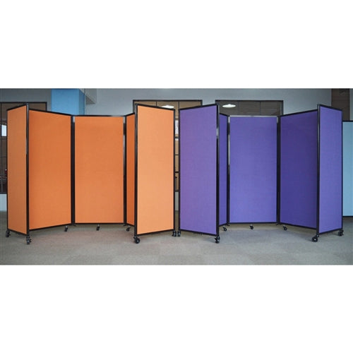 Room Divider Accordion Portable Partition Sound Absorbing Fabric