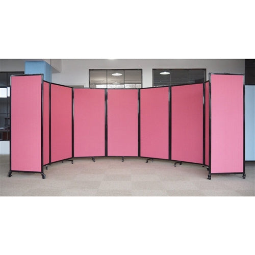 Room Divider Accordion Portable Partition Sound Absorbing Fabric