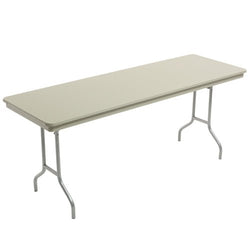 AmTab Dynalite Featherweight Heavy-Duty ABS Plastic Folding Table - Rectangle - 18"W x 60"L x 29"H  (AmTab AMT-185DL)