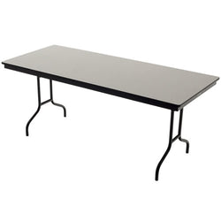 AmTab Folding Table - Plywood Core - Rectangle - 18"W x 60"L x 29"H  (AmTab AMT-185DP)