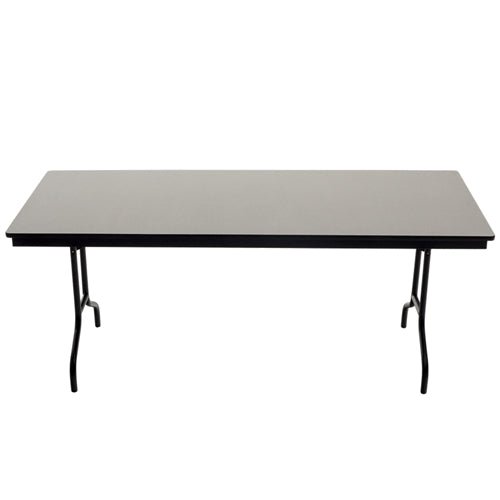 AmTab Folding Table - Particleboard Core - Rectangle - 30"W x 72"L x 29"H (AmTab AMT-306D ) - SchoolOutlet