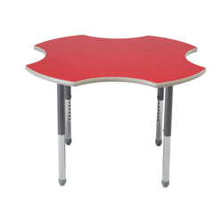 AmTab Multi-Functional Collaborative Activity Table - Genesis Collection - Clover - 48"W x 48"L  (AmTab AMT-AC48D)