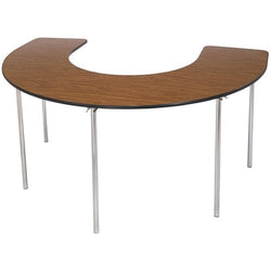 AmTab Wheelchair Accessible - Managed Care - Feeder Activity Table - Horseshoe - 48"W x 72"L x 32"H  (AmTab AMT-AS6000)