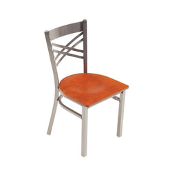 AmTab Cafe Chair - 16.5"W x 17"L x 32.25"H - Seat Height 17.25"H  (AMT-CAFECHAIR-1)