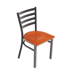 AmTab Cafe Chair - 16.5"W x 17"L x 32.25"H - Seat Height 17.25"H  (AMT-CAFECHAIR-4)